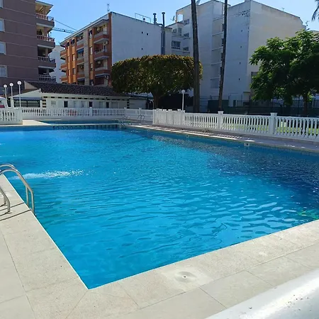 Centrico En 1ª Linea De Playa Con Piscina Y Garaje Apartment