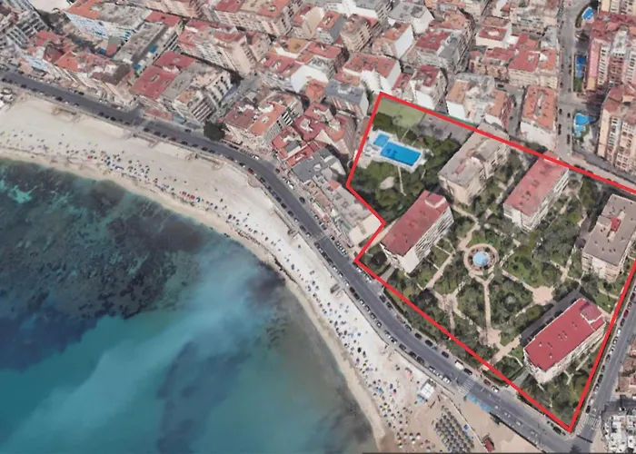 Centrico En 1ª Linea De Playa Con Piscinas Y Jardines